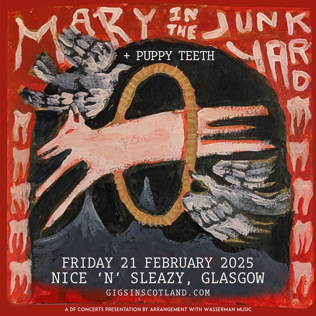 Gigs in Scotland (@gigsinscotland) on Twitter photo SUPPORT ADDED 🔥 » <a href="/PuppyTeethBand/">Puppy Teeth</a> will be supporting <a href="/mitjunkyard/">Mary in the Junkyard</a> at <a href="/nice_n_sleazy/">Nice N Sleazy</a> on 21st February 2025.
TICKETS → gigss.co/mitj SUPPORT ADDED 🔥 » <a href="/PuppyTeethBand/">Puppy Teeth</a> will be supporting <a href="/mitjunkyard/">Mary in the Junkyard</a> at <a href="/nice_n_sleazy/">Nice N Sleazy</a> on 21st February 2025.
TICKETS → gigss.co/mitj