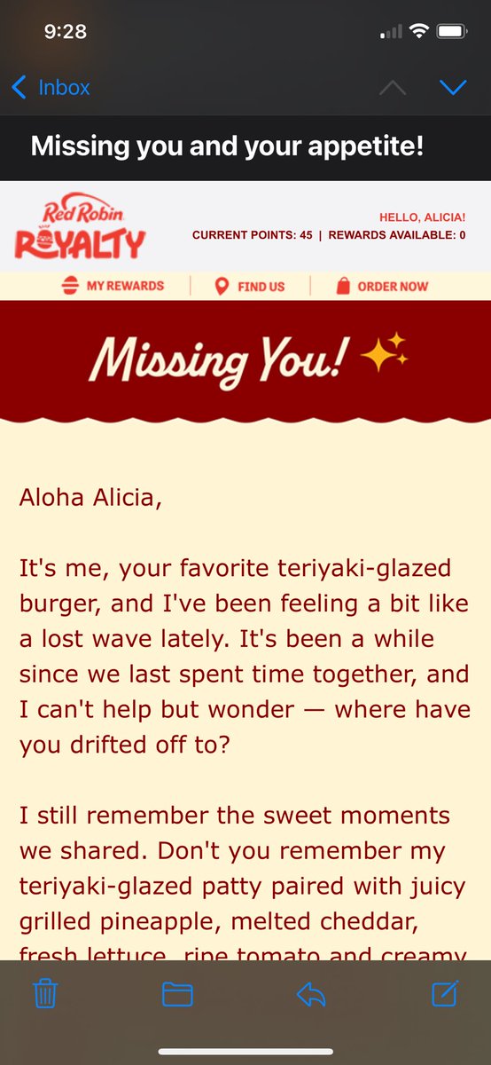 Sith_Doc's tweet photo. @redrobinburgers Um… are you okay? 😬 https://t.co/kqvRc4yOEH