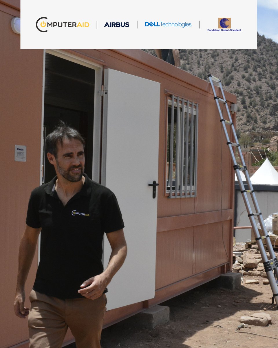 Computer_Aid's tweet image. 5 Portable Connectivity Centres (PCC) in the region of El Haouz in Morocco. 💛

More info on this project can be found via the link below:
🔗 buff.ly/4hJsTfq 

#ComputerAid #DellTechnologies #FOO #Airbus #PCC #Morocco #DigitalInclusion #CommunitySupport #TechForGood