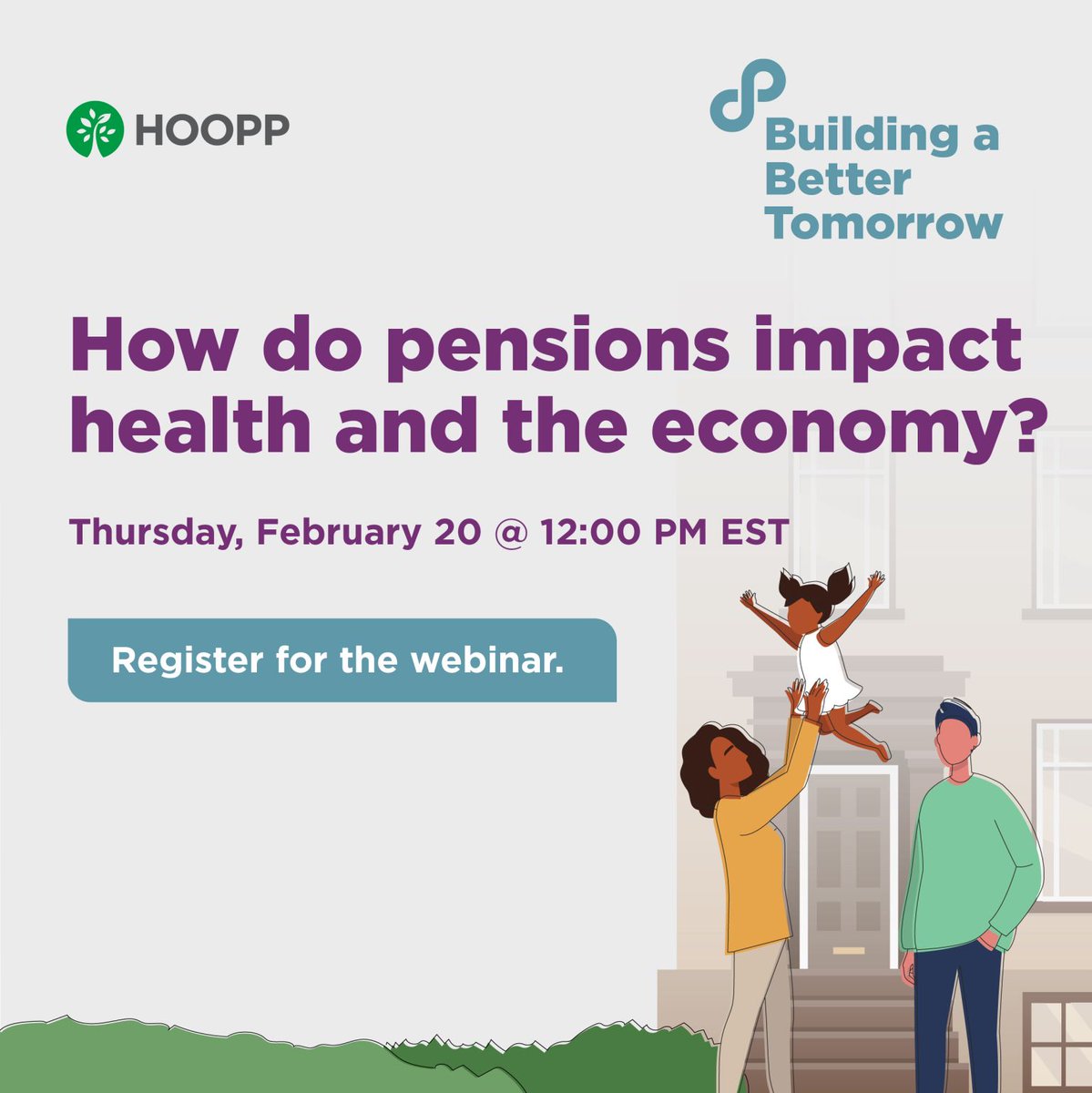 Healthcare of Ontario Pension Plan (@hooppnow) on Twitter photo In recognition of <a href="/FSRA_News/">FSRA News</a>’s #PensionAwareness25, on Feb. 20 #ThePensionCollective is hosting Building a Better Tomorrow: The power of pensions on health and the economy webinar, w/ <a href="/ConfBoardofCda/">The Conference Board of Canada</a>, <a href="/B_I_Team/">The Behavioural Insights Team</a>, <a href="/SFU/">Simon Fraser University</a>. Register to hear insights from industry experts on innovative In recognition of <a href="/FSRA_News/">FSRA News</a>’s #PensionAwareness25, on Feb. 20 #ThePensionCollective is hosting Building a Better Tomorrow: The power of pensions on health and the economy webinar, w/ <a href="/ConfBoardofCda/">The Conference Board of Canada</a>, <a href="/B_I_Team/">The Behavioural Insights Team</a>, <a href="/SFU/">Simon Fraser University</a>. Register to hear insights from industry experts on innovative