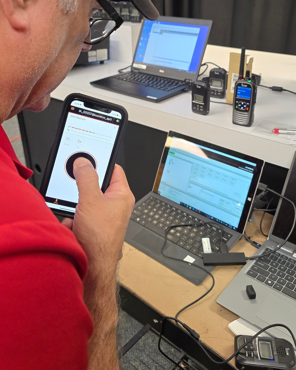 IcomAmericaInc's tweet photo. Something exciting is coming to @IWCEexpo 2025 Get ready to experience the VE-PG4 station, designed to revolutionize seamless communication across P25, IDAS, WLAN, LTE, VHF, UHF, and satellite networks. #Communication #WeAreIcom #P25 #IDAS #VEPG4 #LandMobile #Satellite #IWCE25 https://t.co/oNQk10t5dS