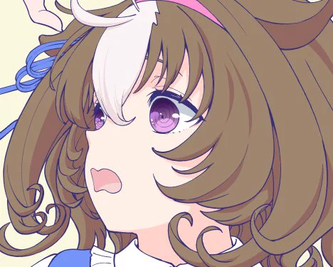 これは…私史上最も可愛いドトウさんが描けそうな予感しかないから寝るのが惜しい…#ウマ娘 #メイショウドトウ 
