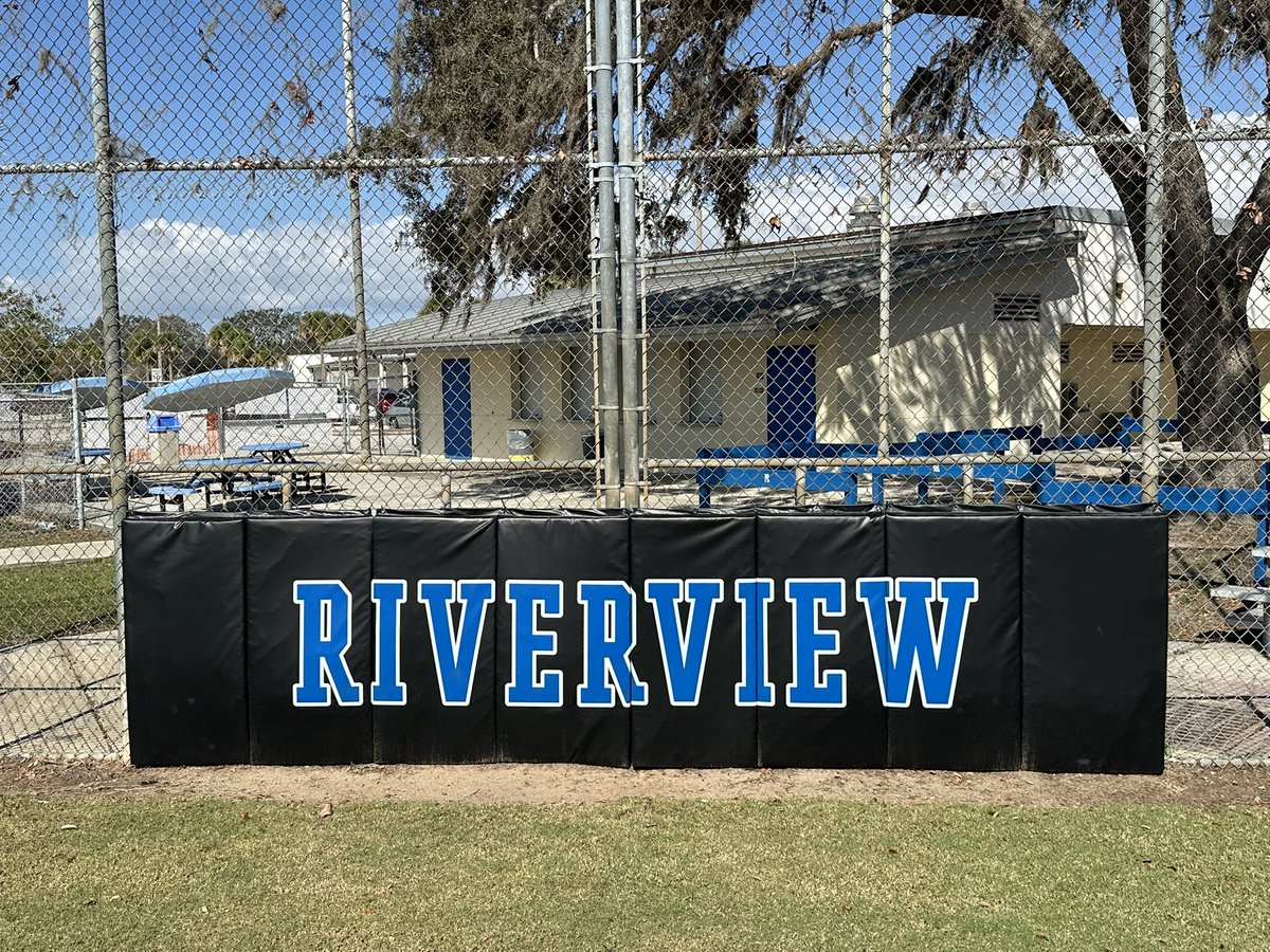⚪️⚫️🔵⚾️
The New Backstop Padding for <a href="/SharksBsbl1/">Riverview Sharks Baseball</a> is 🔥🔥🔥‼️
<a href="/RiverviewSharks/">Riverview HS</a>