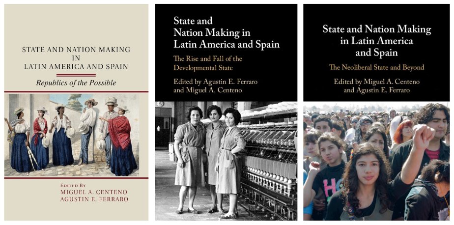 Gerardo L. Munck (@gerardomunck) on Twitter photo Miguel Centeno and Agustín Ferraro have published with <a href="/CUP_PoliSci/">Cambridge University Press - Politics</a> a wonderful trilogy on the states and nations of Latin America and Spain. It gathers a stellar group of contributors and is an indispensable resource for scholars.
🧵 with the table of contents for all 3 volumes Miguel Centeno and Agustín Ferraro have published with <a href="/CUP_PoliSci/">Cambridge University Press - Politics</a> a wonderful trilogy on the states and nations of Latin America and Spain. It gathers a stellar group of contributors and is an indispensable resource for scholars.
🧵 with the table of contents for all 3 volumes