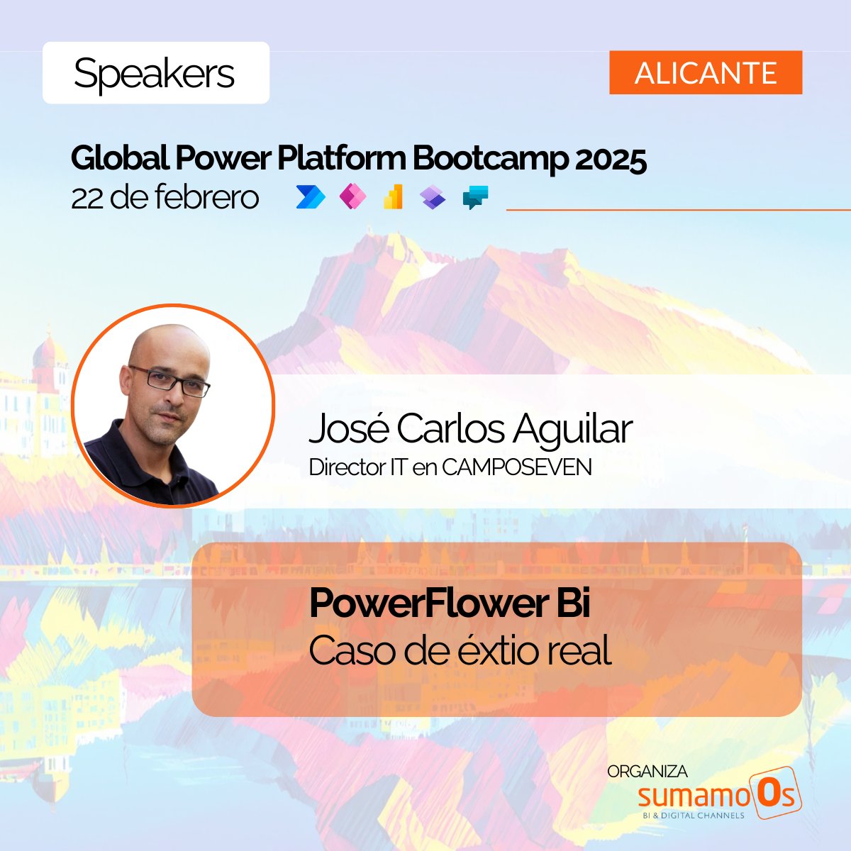 🎙️José Carlos Aguilar hablará sobre 𝗣𝗼𝘄𝗲𝗿𝗙𝗹𝗼𝘄𝗲𝗿 𝗕𝗜. 𝗖𝗮𝘀𝗼 𝗿𝗲𝗮𝗹 𝗱𝗲 𝗲́𝘅𝗶𝘁𝗼.  
📅 22 feb | ⏰11:15 | 📍Alicante
✅ Previsiones y rendimientos de plantación
✅ Aprovisionamiento y expediciones...
🎟️ bit.ly/42pS02c
 #GPPB2025 #sumamoOs