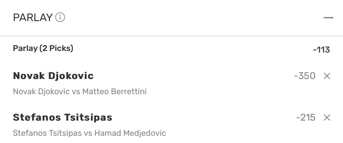 TennisWithT's tweet photo. Another #Freelay ๐จ 1U ๐พ
I hate tsisipas and Djoker is coming off injury so keep this to 1Unit max
But Tsisipas needs to get something going and Hamad is coming off an Indoor final switching to slower outdoor courts should be doable .
#GamblingX #TennisX https://t.co/KVflCWuUfH