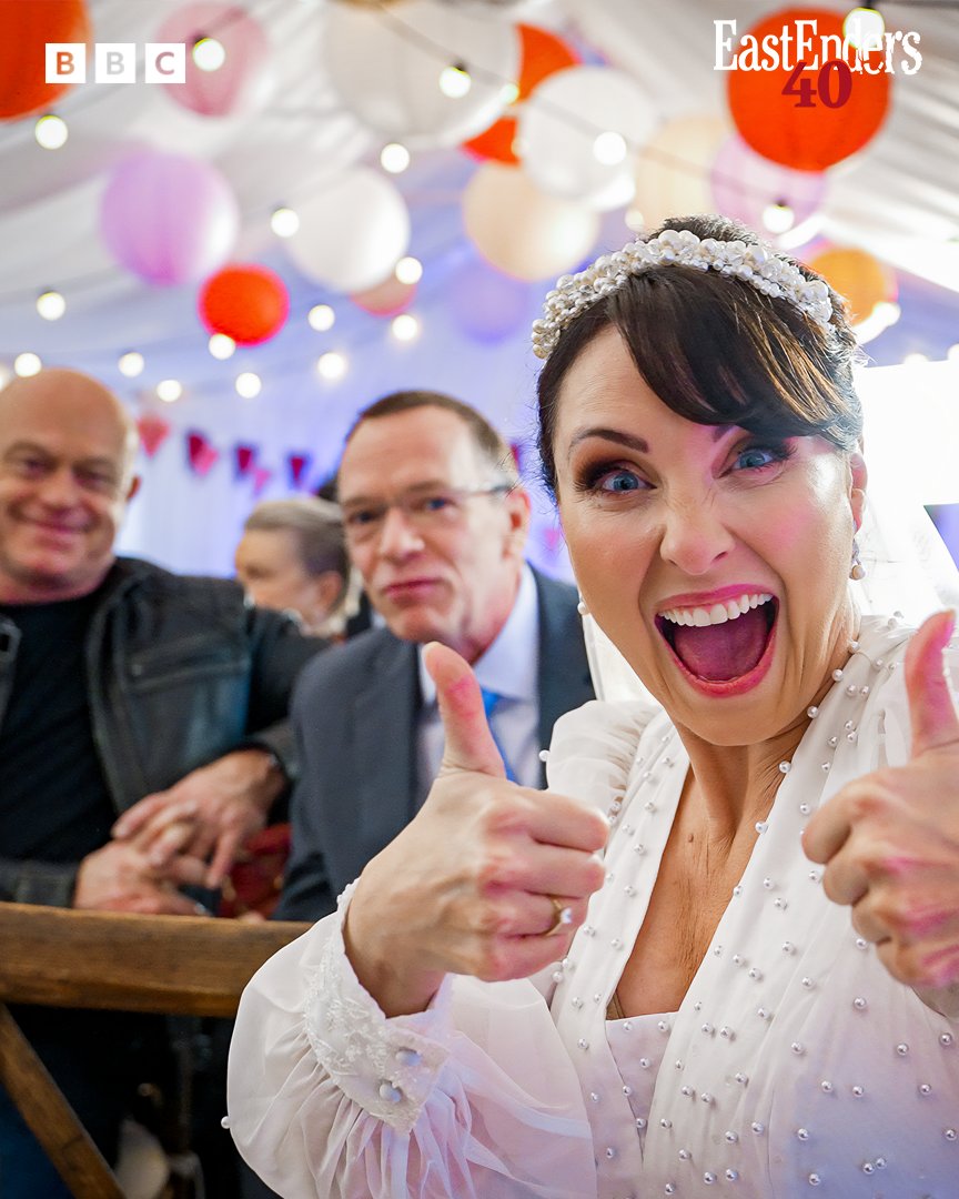 bbceastenders's tweet photo. What a wedding! And it's not over yet... #EastEnders #EE40 https://t.co/hpurMNgbRq