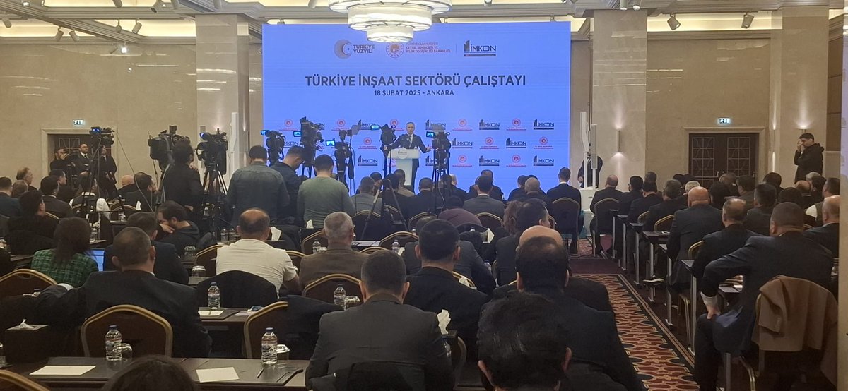 İnşaat Müteahhitleri Konfederasyonumuz (İMKON) tarafından düzenlenen 
Türkiye İnşaat Sektörü Çalıştayı <a href="/csbgovtr/">T.C. Çevre, Şehircilik ve İklim Dğş. Bakanlığı</a> Bakanımız 
Sn. Murat Kurum, Bakan yardımcılarımız , bakanlık bürokratları, Ankara ve İstanbul Ticaret Odası Başkanları , Sektör paydaş temsilcileri 
ile Anadolu’nun