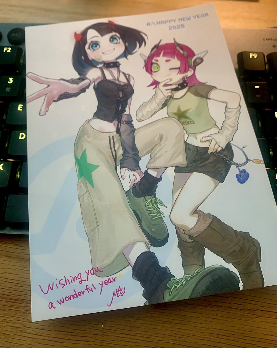 Cute <a href="/MAcciNFT/">MAcci</a> art postcard arrived from <a href="/aikovirtual/">Aiko Virtual</a> 🥳