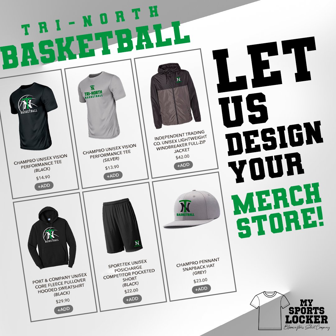 Interested in creating an online store for yourself, the family, sports team or your business? Whatever the reason, let us help you out, we've got hundreds of items available to choose from. 

Call or email us at 812-333-2339 order@mysportslocker.net