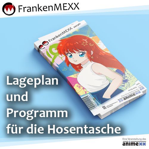 Nie wieder verlaufen oder einen Programmpunkt verpassen! Holt euch den neuen Faltplan mit allen Infos an der Kasse oder Info. Der praktische Plan für die Hosentasche ist ein Muss für die #FrankenMEXX!