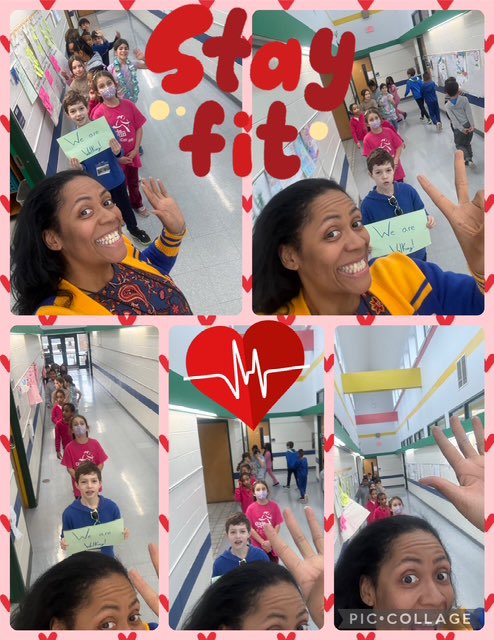 February is Heart Health Awareness month and what better way to get involved than with “love attacks” to other classrooms and walking to improve our heart health! Shout out to Nurse Eileen for coordinating activities to bring awareness and fun to our Seahawks!