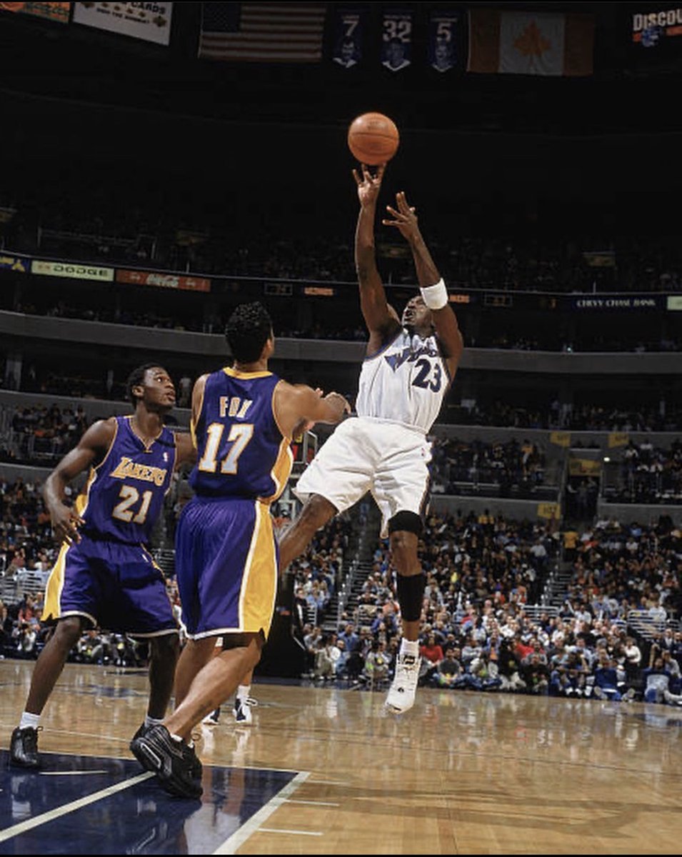 Michael Jordan was my idol.  

I studied his moves, watched his games, and dreamed of playing in the NBA.  

Years later, in my rookie season, I found myself on the same court as him.  

The lesson? Don't just admire greatness—work until you stand alongside it.