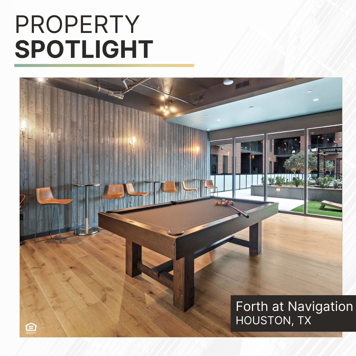 Rack 'em up and let the fun begin at the game room at Forth at Navigation! 🎉

Whether you're a billiards pro or a casual player, it's the perfect spot to unwind and challenge your friends.🎱✨

Get to know our Houston community!
#LiveMarquette #MarquetteManagement #HoustonTX...