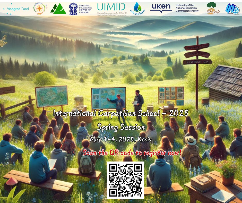 📢 Registration for the Spring Session of the International Carpathian School – 2025 is open!
📅 Dates: May 1–4, 2025
📍 Location: Kosiv, Ukraine
👉 More details &amp; registration: necu.org.ua/registration-f…