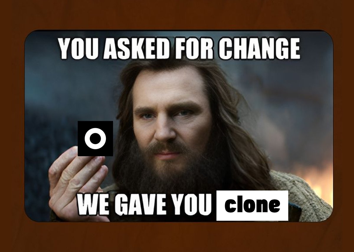 They mocked $PEPE. They ignored $BONK. Now they’re sleeping on $CLONE. Same disbelief, same outcome.

 🚀👀 #CloneToTheMoon #MemeKing