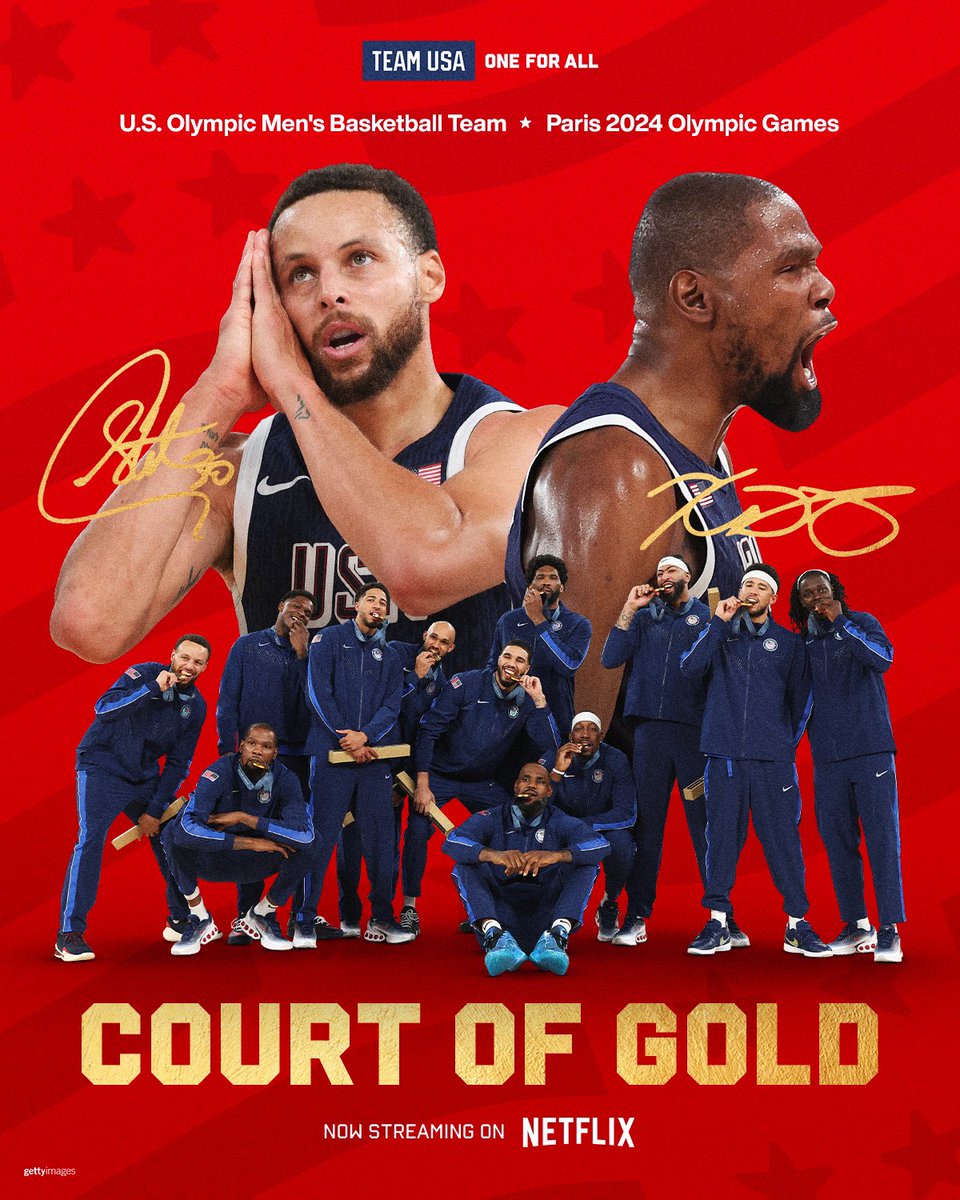 Team USA (@teamusa) on Twitter photo Same greatness, new chapter. 🇺🇸🥇
Streaming now: <a href="/usabasketball/">USA Basketball</a>’s road to a historic fifth-straight Olympic gold at Paris 2024. Same greatness, new chapter. 🇺🇸🥇
Streaming now: <a href="/usabasketball/">USA Basketball</a>’s road to a historic fifth-straight Olympic gold at Paris 2024.