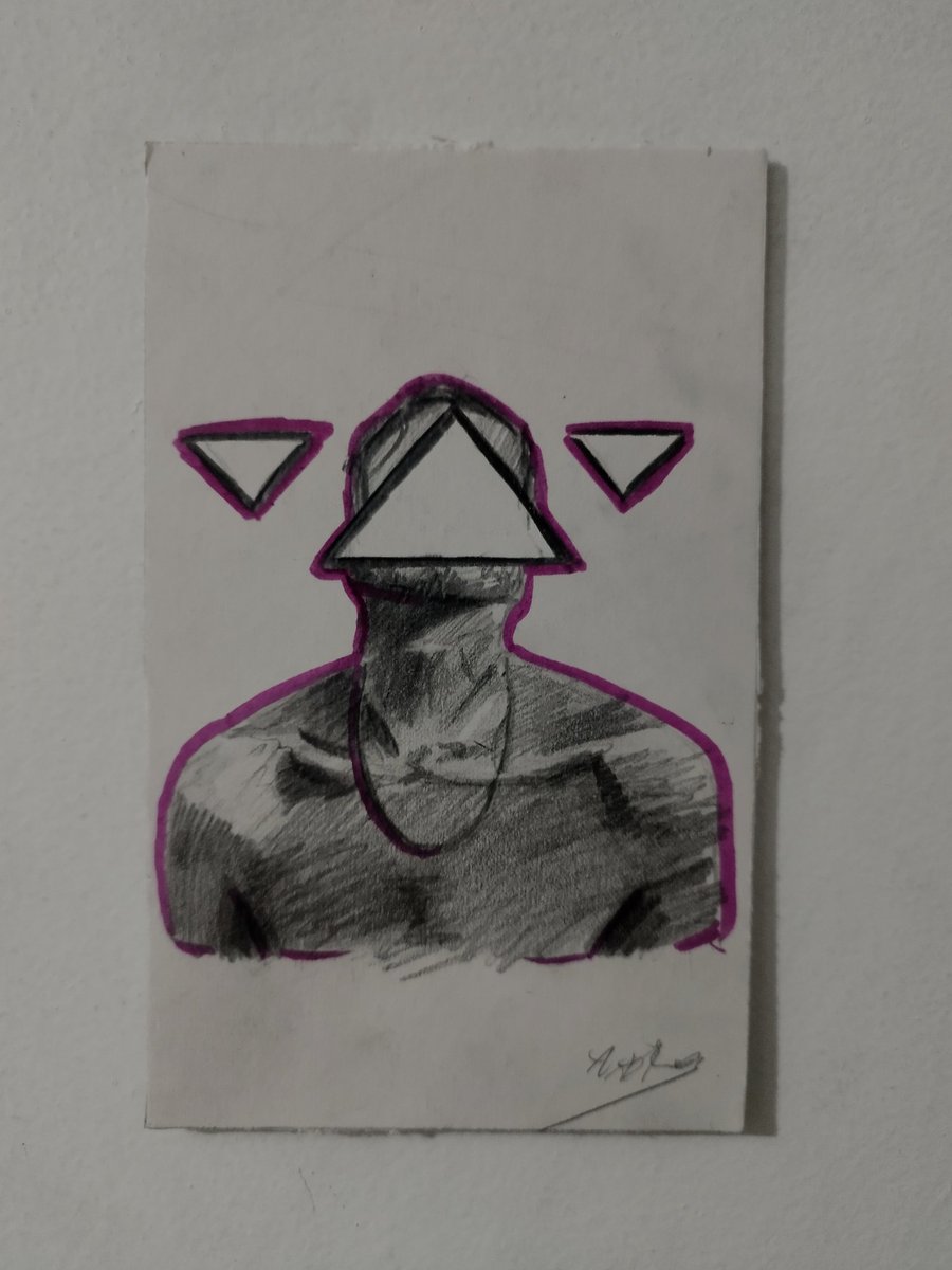 "Structure"
Graphite/ink on card
18x11cm