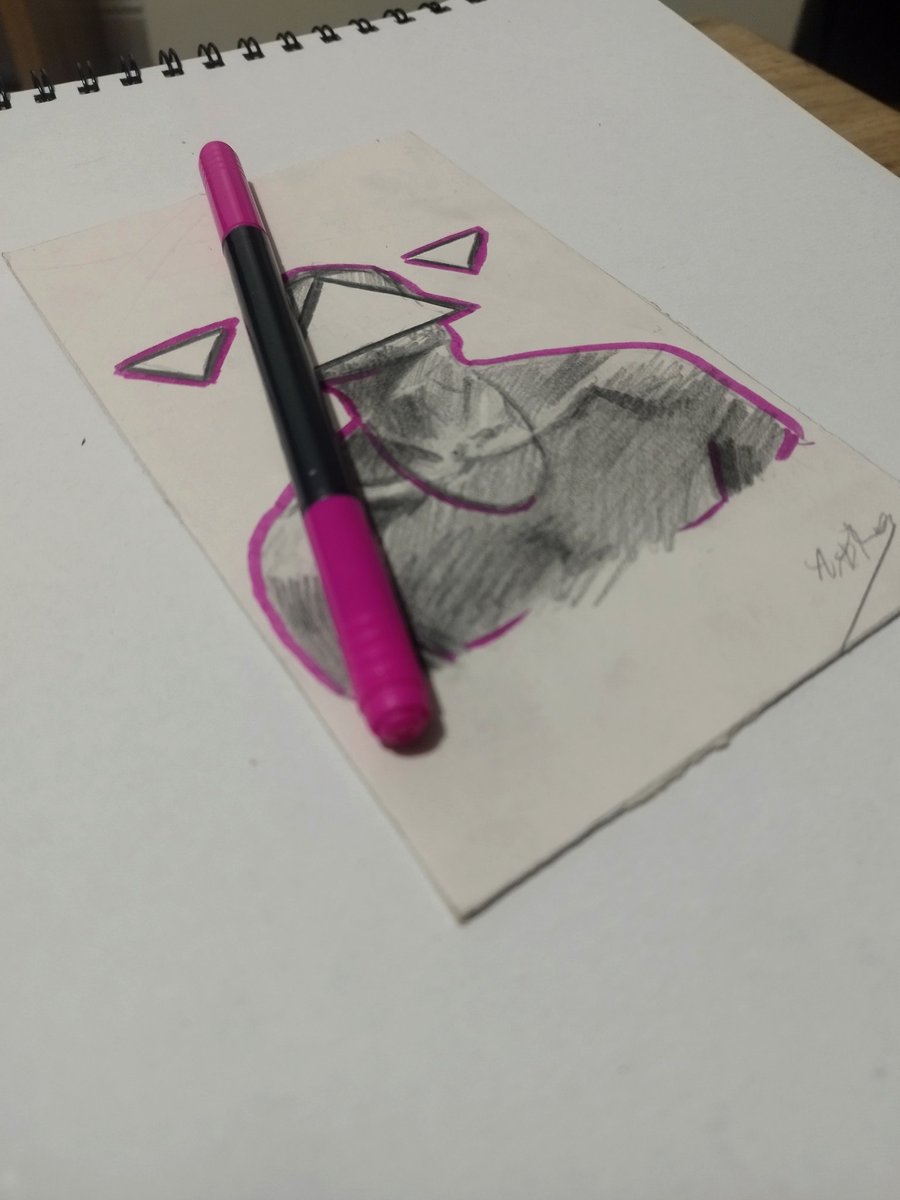 "Structure"
Graphite/marker on card
18x11cm