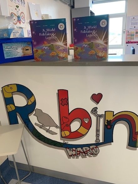 Thank you to local author Penny Byrne!  Penny has launched her new book 'A World of Folktales and Legends'. 
Copies of the illustrated children's book (a collection of myths, fables &amp; folktales from around the world), commissioned by <a href="/JerseyICC/">Jersey International Cultural Centre</a>  are in Robin Ward🙏 <a href="/GovJsyCYPES/">Children, Young People, Education & Skills</a>