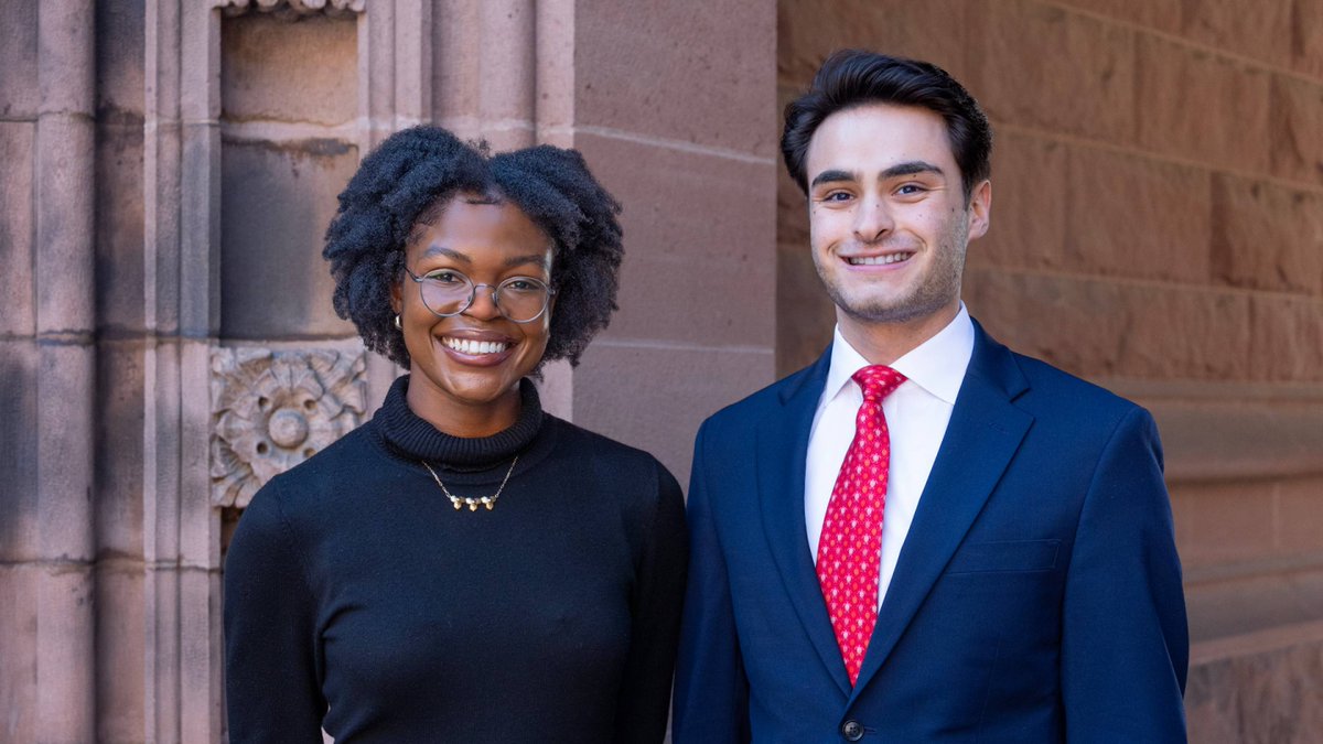 Pyne Prize awarded to MolBio major Jennifer Nwokeji '25 of the Jimah Lab! Congratulations! Nwokeji and Avi Attar are  recipients of the 2025 Moses Taylor Pyne Honor Prize, the highest general distinction conferred on a Princeton undergraduate. princeton.edu/news/2025/02/1…