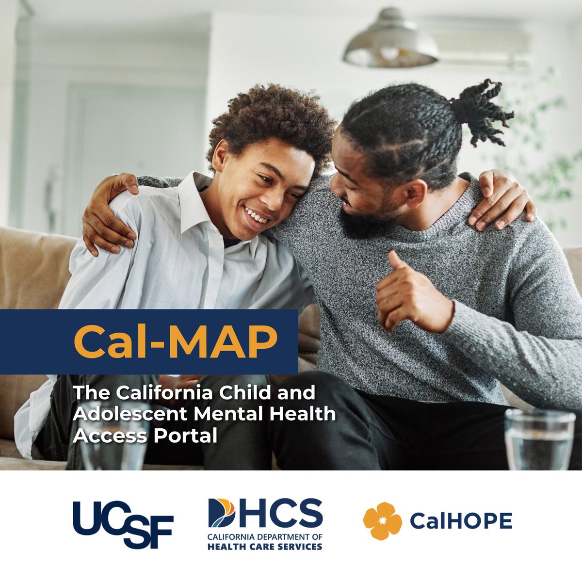 ACEs Aware (@acesaware) on Twitter photo In collaboration with <a href="/UCSF/">UC San Francisco</a>, <a href="/DHCS_CA/">Department of Health Care Services</a> launched Cal-MAP, a portal to support California's primary care providers with free consultations, training, and resources to help them care for young patients with mental health & substance use issues.
Learn more at cal-map.org/s/?language=en…. In collaboration with <a href="/UCSF/">UC San Francisco</a>, <a href="/DHCS_CA/">Department of Health Care Services</a> launched Cal-MAP, a portal to support California's primary care providers with free consultations, training, and resources to help them care for young patients with mental health & substance use issues.
Learn more at cal-map.org/s/?language=en….