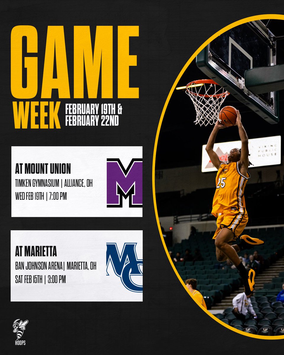 BW_mbasketball's tweet image. on the road to end the regular season
▪️Wednesday at Mount Union | 7PM
▪️Saturday at Marietta | 3PM
#Team118
