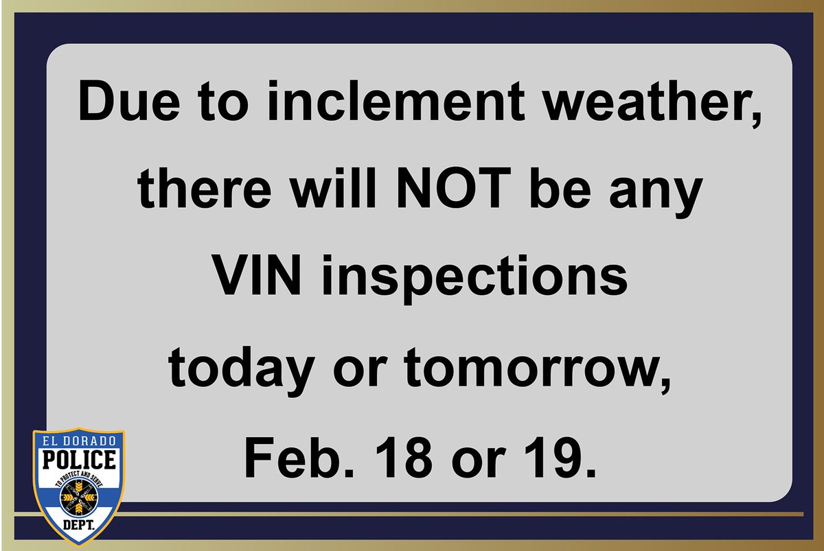 ElDoradoPolice (@eldoradopolice) on Twitter photo 