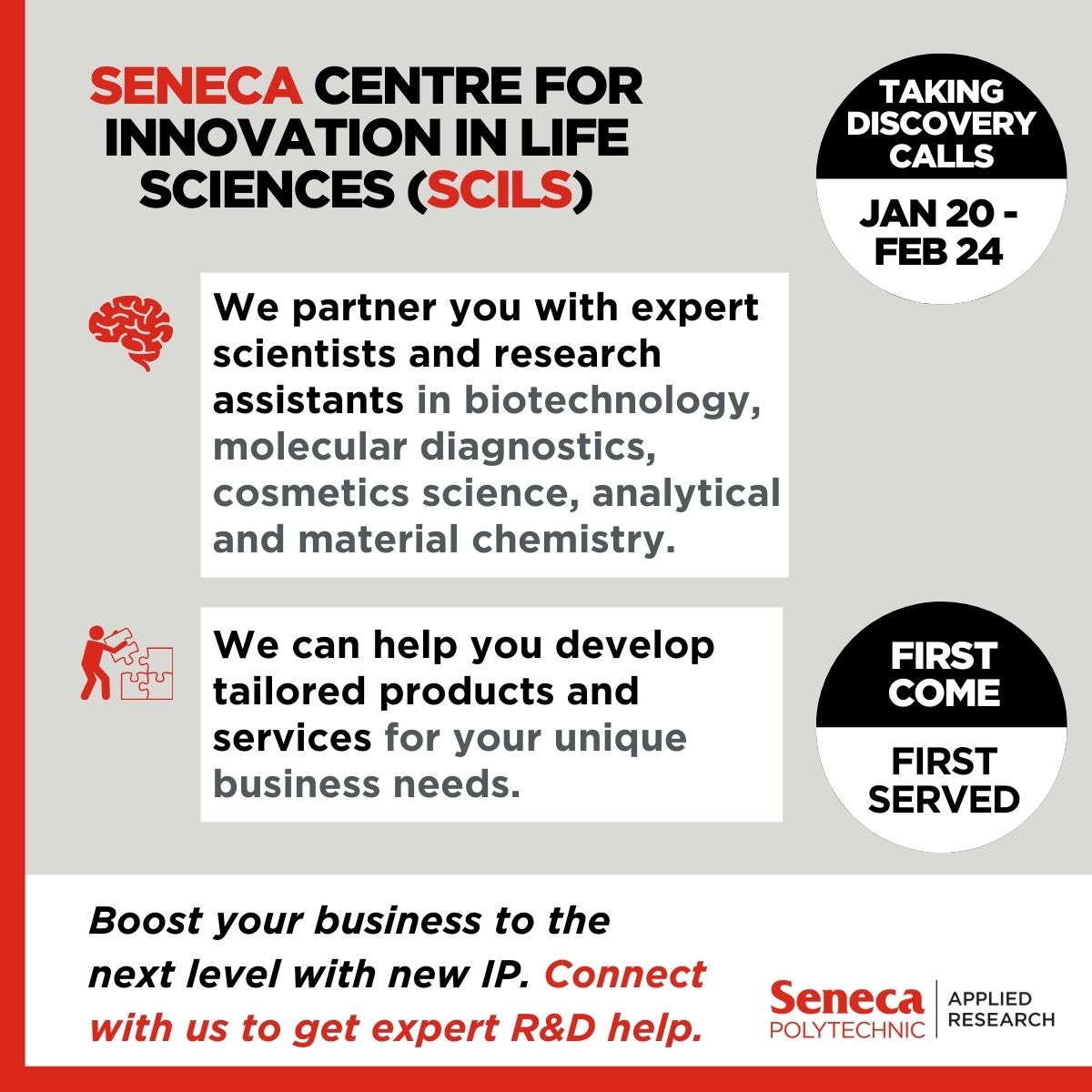 Seneca Applied Research tweet media