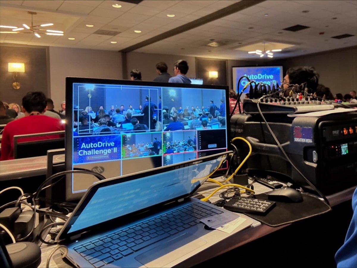 SidekickMediaCo's tweet photo. 🎬 We’re in Ann Arbor capturing the SAE AutoDrive Challenge Winter Workshop with live-to-tape recording! 🚘💡

Need professional event coverage? Let’s chat! 📩 #AutoDriveChallenge #SAE #TechInnovation #AutonomousVehicles #SidekickMediaServices https://t.co/YKWWoG8JFp