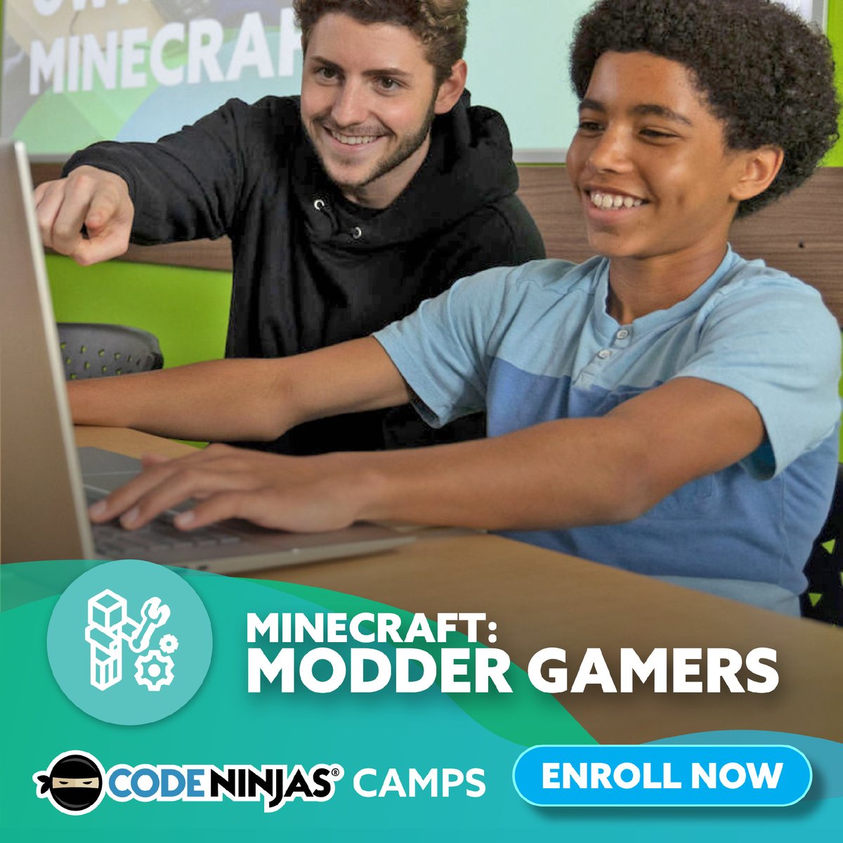 CodingBrampton's tweet image. 🔥 Minecraft: Modder Gamers (Ages 8+)
🛠️ Customize &amp;amp; Code Your Own Minecraft Mods!

This camp lets Ninjas modify Minecraft Java Edition using MCreator to craft custom ores, blocks, weapons, and even... mailchi.mp/codeninjas/sum…

Register members.codeninjas.com/e/?=codeninjas…

#CodingForKids