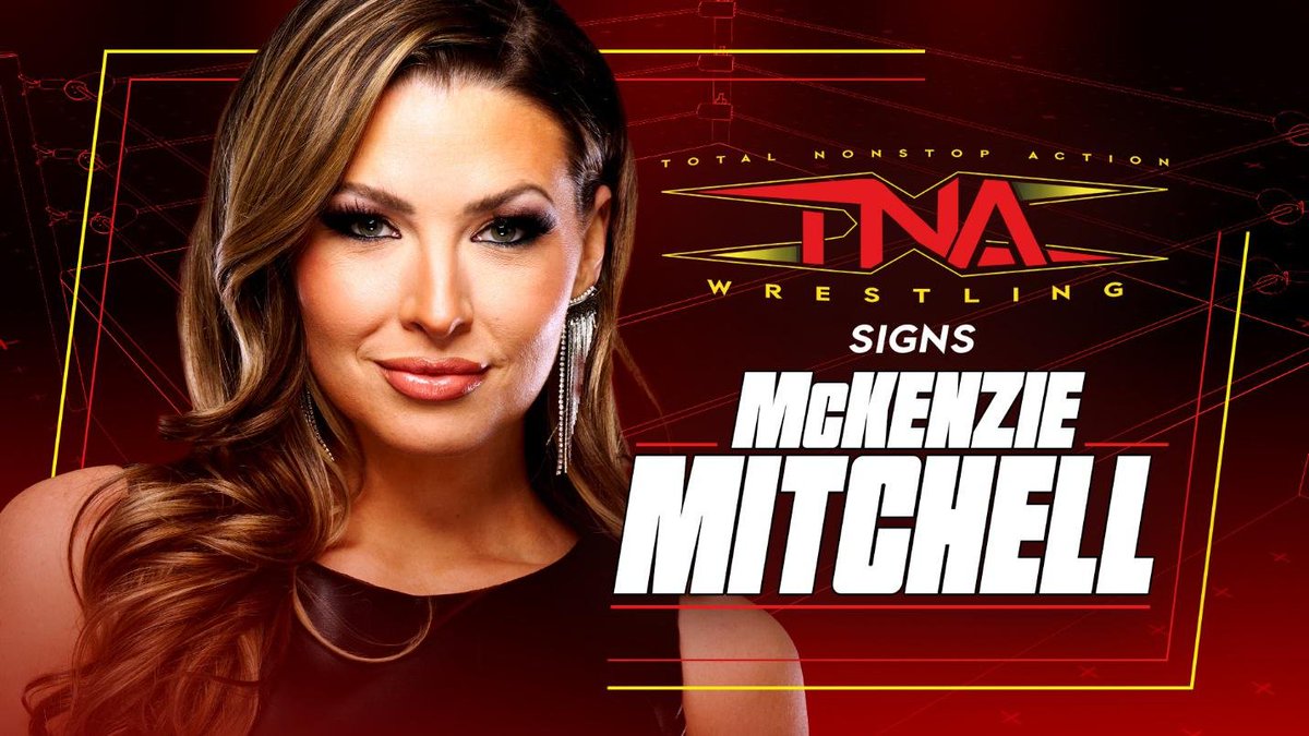 ThisIsTNA's tweet photo. BREAKING: TNA Wrestling confirmed today that it has signed @mckenzienmitch as the company’s new ring announcer, as first reported by @SI_wrestling.

Read more: https://t.co/S00Pdjocpw https://t.co/WKFSMetE8C