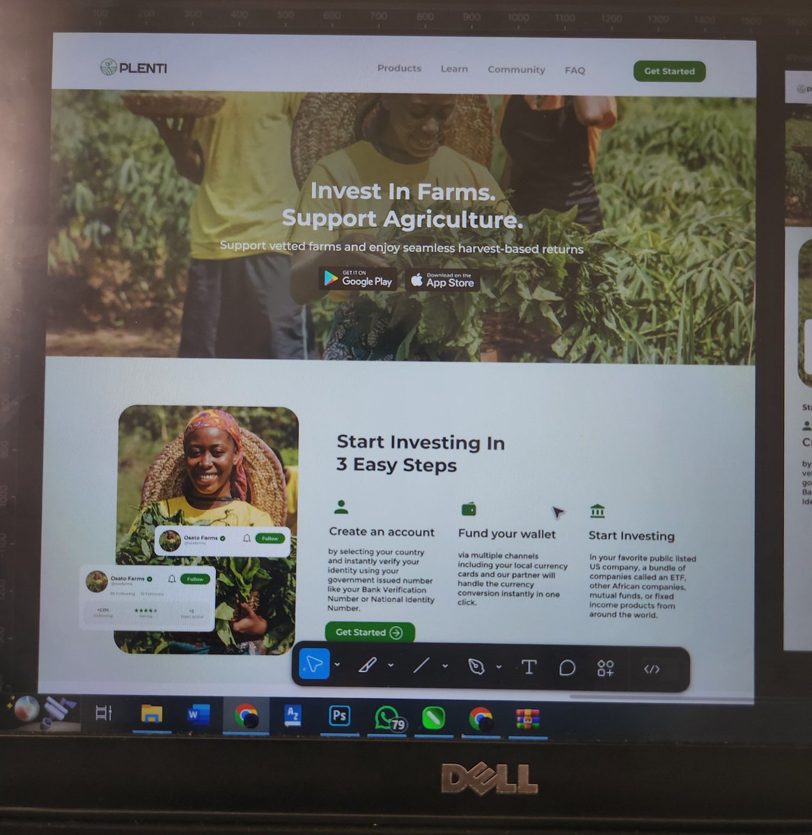 Designing an agricultural investment platform where returns are based on harvest. Posting screens as I progress.

Currently available for full-time and contract roles—let’s build something great together.

#UXDesign #AgriTech #Fintech #ProductDesign