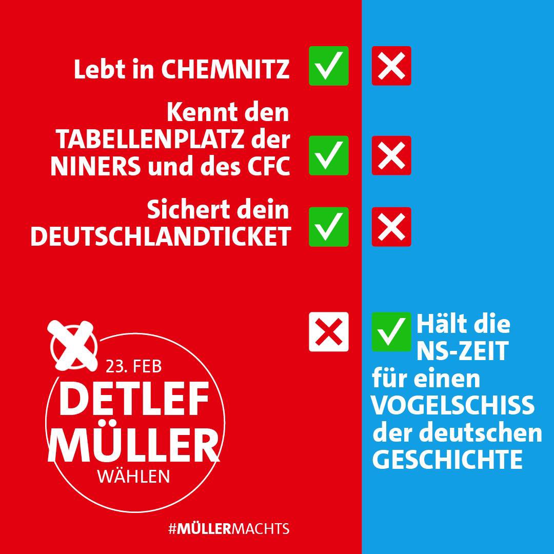 Detlef Müller ©️ (@muellerchemnitz) on Twitter photo Weil es um Chemnitz geht: #Gauland oder Müller <a href="/MuellerChemn/">SylphideMurmur</a> ? Erststimme Müller! Gauland verhindern! #muellermachts #originalchemnitz Weil es um Chemnitz geht: #Gauland oder Müller <a href="/MuellerChemn/">SylphideMurmur</a> ? Erststimme Müller! Gauland verhindern! #muellermachts #originalchemnitz