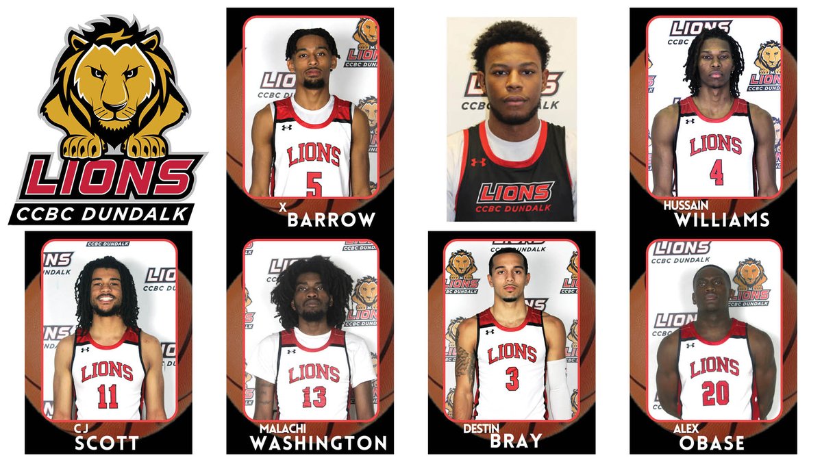 CCBCDundalkLion's tweet photo. Congratulations to @ccbcdundalkmbb's...
#5 - Xavier Barrow - 16
#10 - Jaelen Williams - 15
#4 - Hussain Williams - 14
#11 - Chris Scott - 12
#13 - Malachi Washington - 12
#3 - Destin Bray - 10
#20 - Alex Obase - 10

Each of them scored double-digit PTS in Saturday's game. https://t.co/GgSNuBiGCH