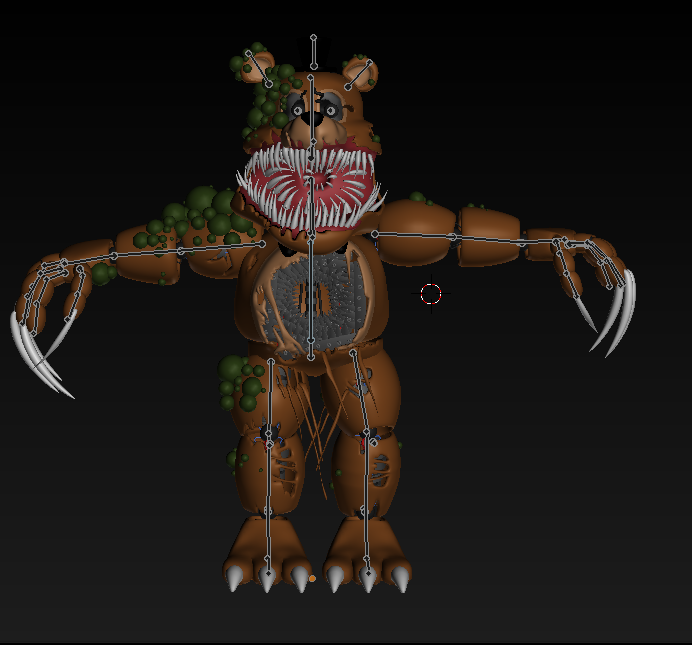 LazyCoffe19's tweet photo. Doing Rig!
(I will probably put it on release this week)
#FNaF #TwistedFreddy #TwistedOne #3D #Wip #Model #Blender https://t.co/gpS6V4o9NE