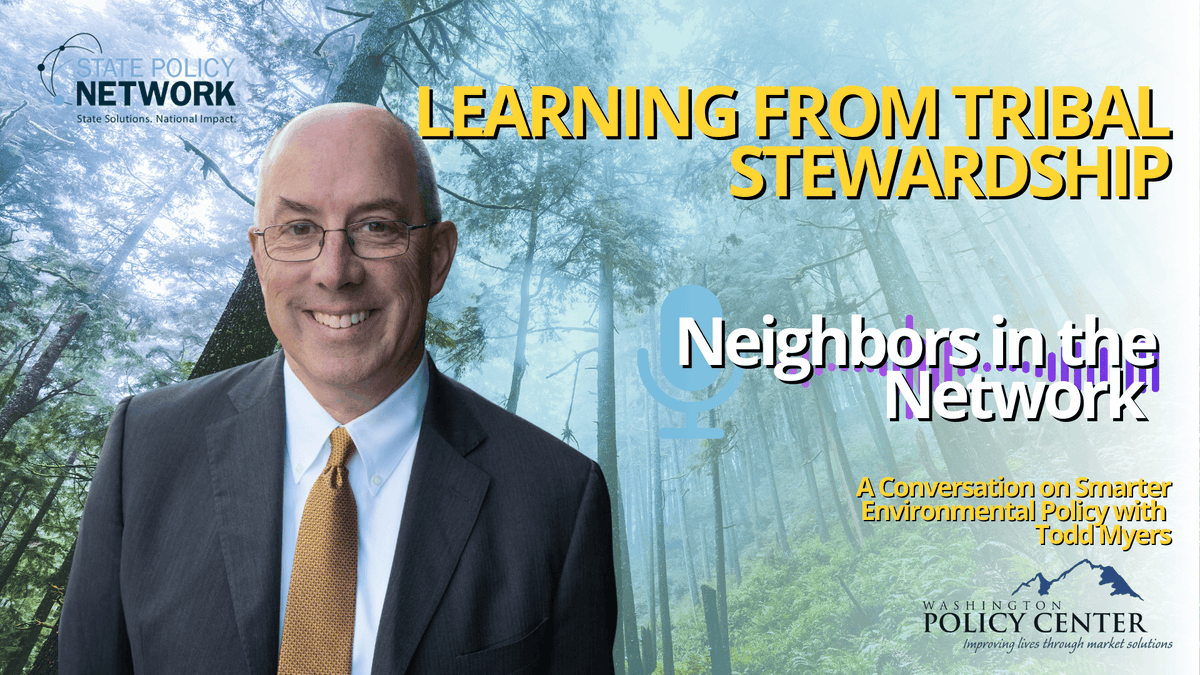 StatePolicy's tweet photo. The recent LA wildfires have driven forest management to the top of mind for many—and in a new episode of #NeighborsintheNetwork, our guest @WAPolicyGreen, Vice President for Research at @WAPolicyCenter, points to a group that presents some solutions. 🌲
In this episode, Todd reveals how tribal authorities manage forests better than the government, the dangers of identity politics in environmental debates, and much more. Watch now or listen now!👇
📺 https://t.co/M5ZDKOk21w
🎧 https://t.co/zFWaG9IJHS
#LAWildfires #ForestManagement #TribalStewardship