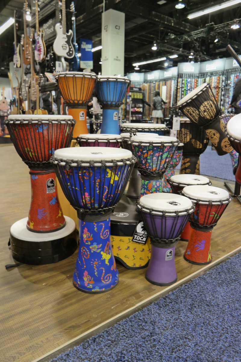 tocaperc's tweet photo. The New Toca Freestyle Colorsound Djembes

#tocapercussion #colorsound #freestyle #tocadjembes #somosfamilia #justplay #namm2025 https://t.co/N7PpNrtNpz