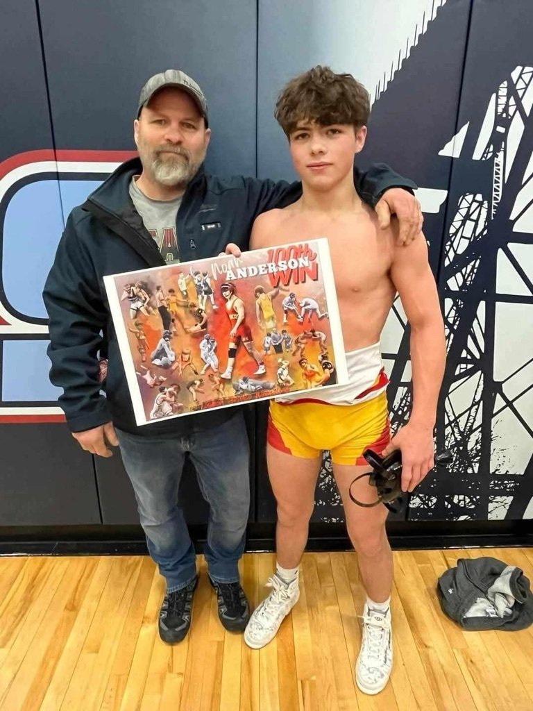 Congratulations go out to more wrestlers that have achieved a 100 Win Milestone this season and look to keep building to their resume at the ND State Individual Tournament starting this Thursday at the Fargodome! Congrats to Eli Lyons and Noah Anderson! Go Broncos!