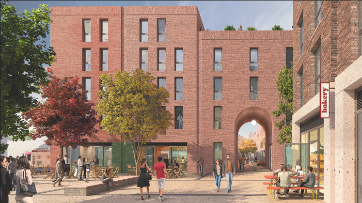 angus_young61's tweet photo. ECF consortium (includes @muse_places Legal&amp;Gendral @HomesEngland) as lead developer for the East Bank Village site next to the River Hull (the old Rank Mill site). The visuals are better than the previous ones. https://t.co/V0hqIXAp48