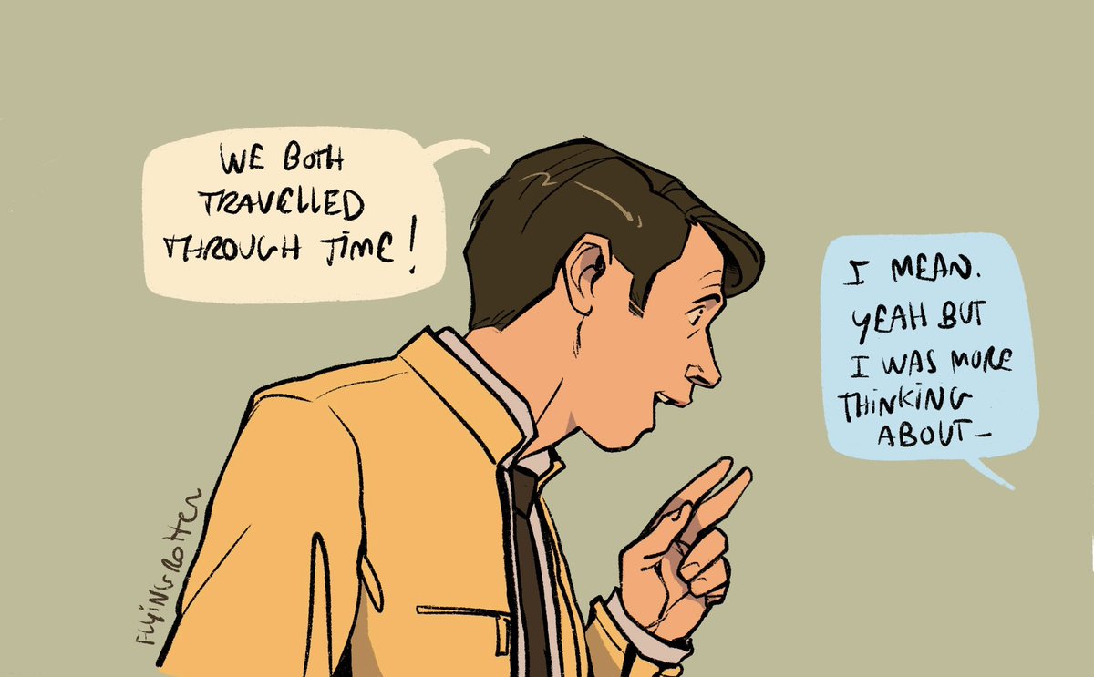 He finally understands 
#dirkgently 