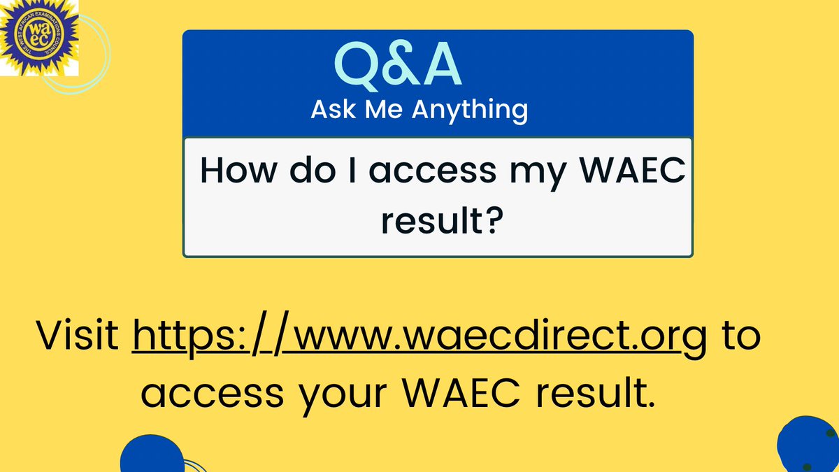 WAEC NIGERIA tweet media