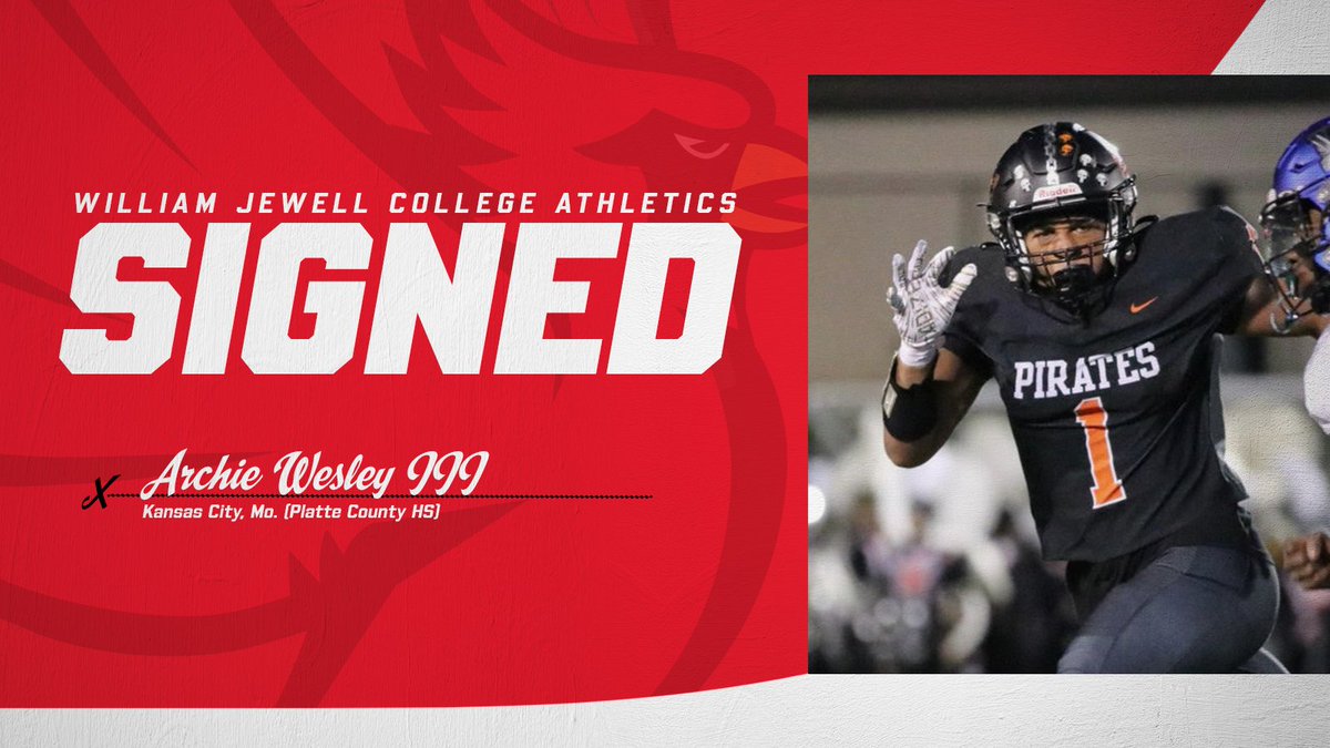 🔴 𝗦𝗜𝗚𝗡𝗘𝗗 🔴 

✍️ Archie Wesley III
🏈 Linebacker
📍 Kansas City, Mo.