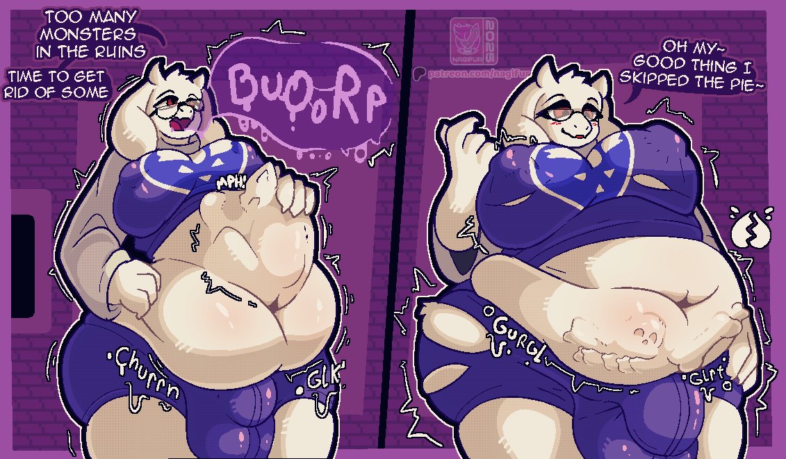 nagifur's tweet photo. [CW:Vore]
Toriel - Yummy Monsters ✨ https://t.co/MpgBMxLTyg