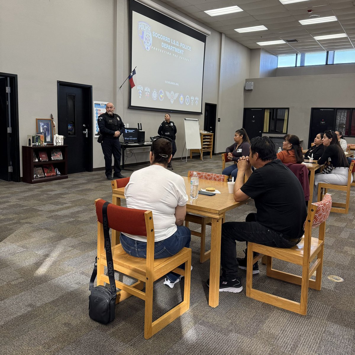 Lourdes Coria (@ssanchez_ms) on Twitter photo <a href="/SSanchez_MS/">Lourdes Coria</a> parents joined the #Warriors❤️🖤 in Coffee with the Chief of Police. #TeamSISD #ALLIN <a href="/SSanchez_MS/">Lourdes Coria</a> parents joined the #Warriors❤️🖤 in Coffee with the Chief of Police. #TeamSISD #ALLIN