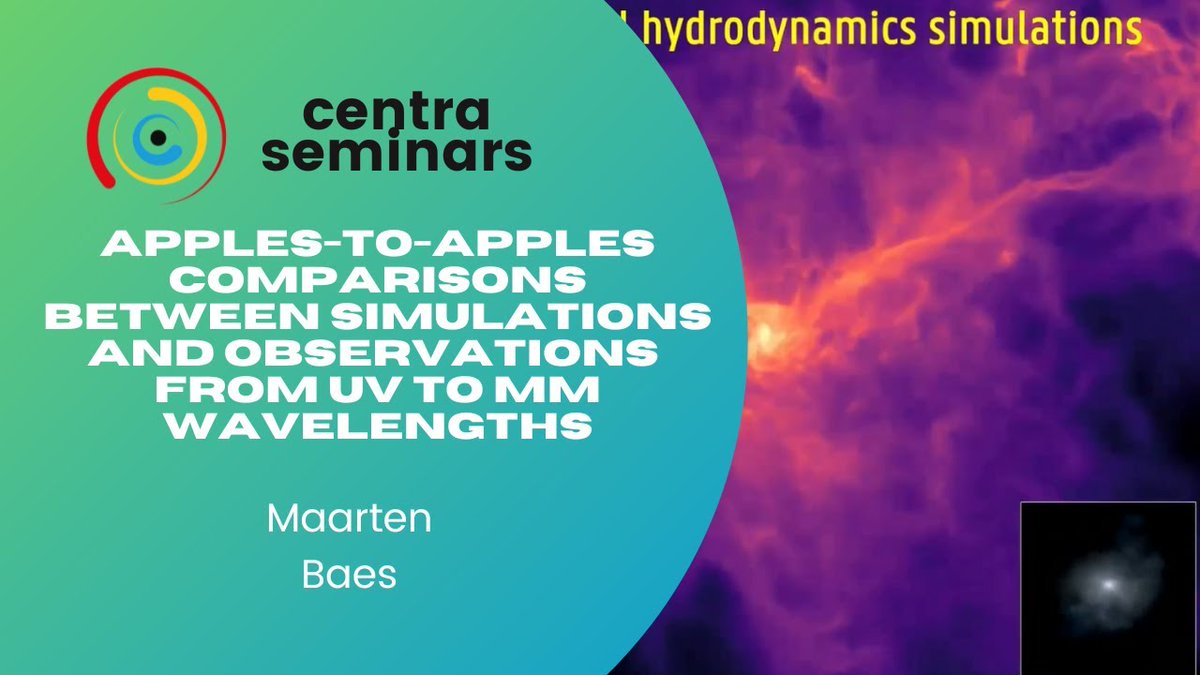 📽️ YouTube video out now 📽️   

One more CENTRA seminar is available on our <a href="/YouTube/">YouTube</a> page. Go check out "Apples-to-apples comparisons between simulations and observations  from UV to mm wavelengths" by  Maarten Baes from <a href="/ugent/">UGent</a>. 

#physics #Science 

🔗 youtu.be/chxReyQMm7o