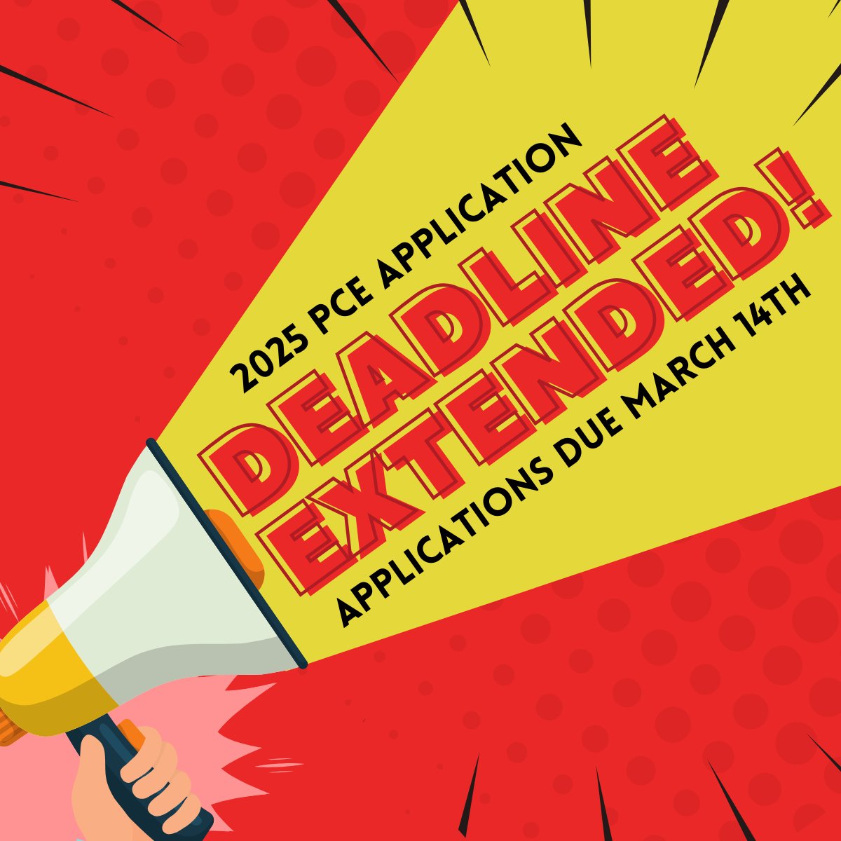 🚨 Deadline Extended! 🚨
The application deadline for the 2025 Program in Clinical Effectiveness has been extended to March 14th!

Don't miss out on this opportunity to take your career to the next level - apply now!