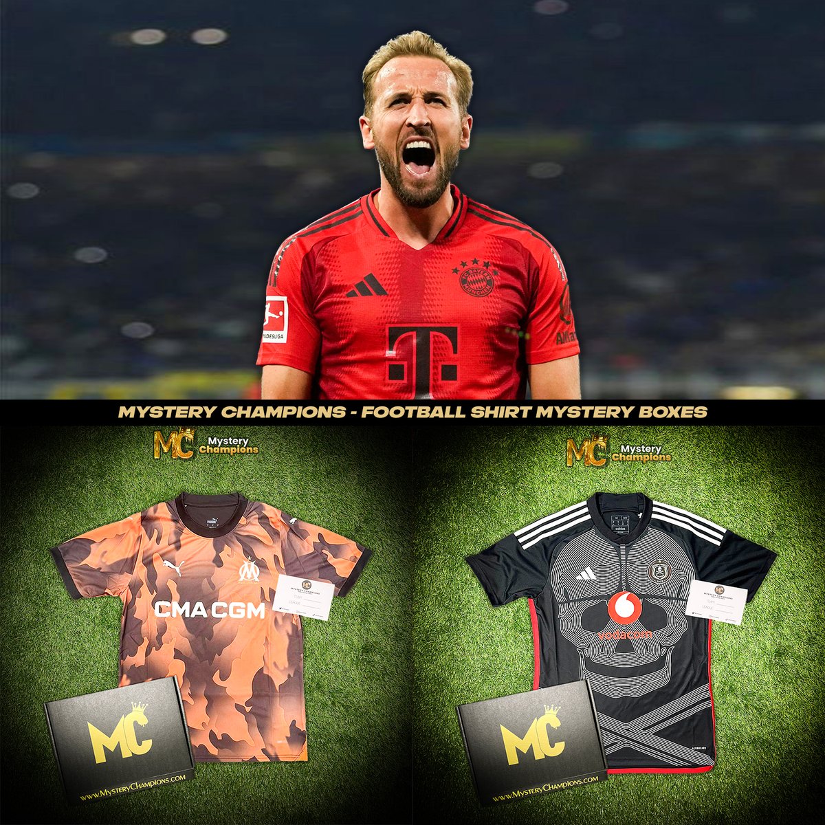 Mystery Champions (@mysterychampion) on Twitter photo If Harry kane ๐ด๓ ง๓ ข๓ ฅ๓ ฎ๓ ง๓ ฟ scores ANYTIME tonight weโll giveaway one of our Mystery Football Shirt Boxes ๐ฆ
To enter๐
๐ Retweet
๐ค Follow us <a href="/MysteryChampion/">Mystery Champions</a>
Good luck champions ๐ If Harry kane ๐ด๓ ง๓ ข๓ ฅ๓ ฎ๓ ง๓ ฟ scores ANYTIME tonight weโll giveaway one of our Mystery Football Shirt Boxes ๐ฆ
To enter๐
๐ Retweet
๐ค Follow us <a href="/MysteryChampion/">Mystery Champions</a>
Good luck champions ๐