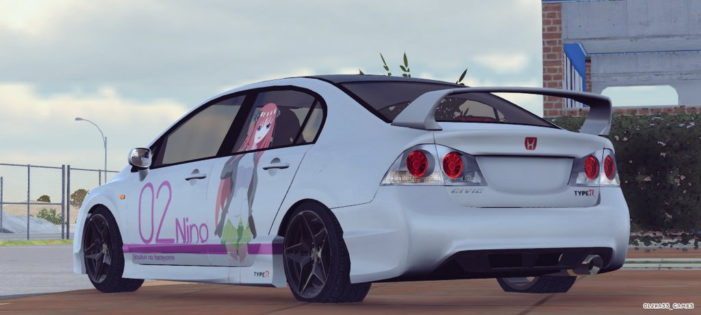 HONDA FD2 
五等分の花嫁　二乃
シンプルに作ってみました。
#Carparkingmultiplayer