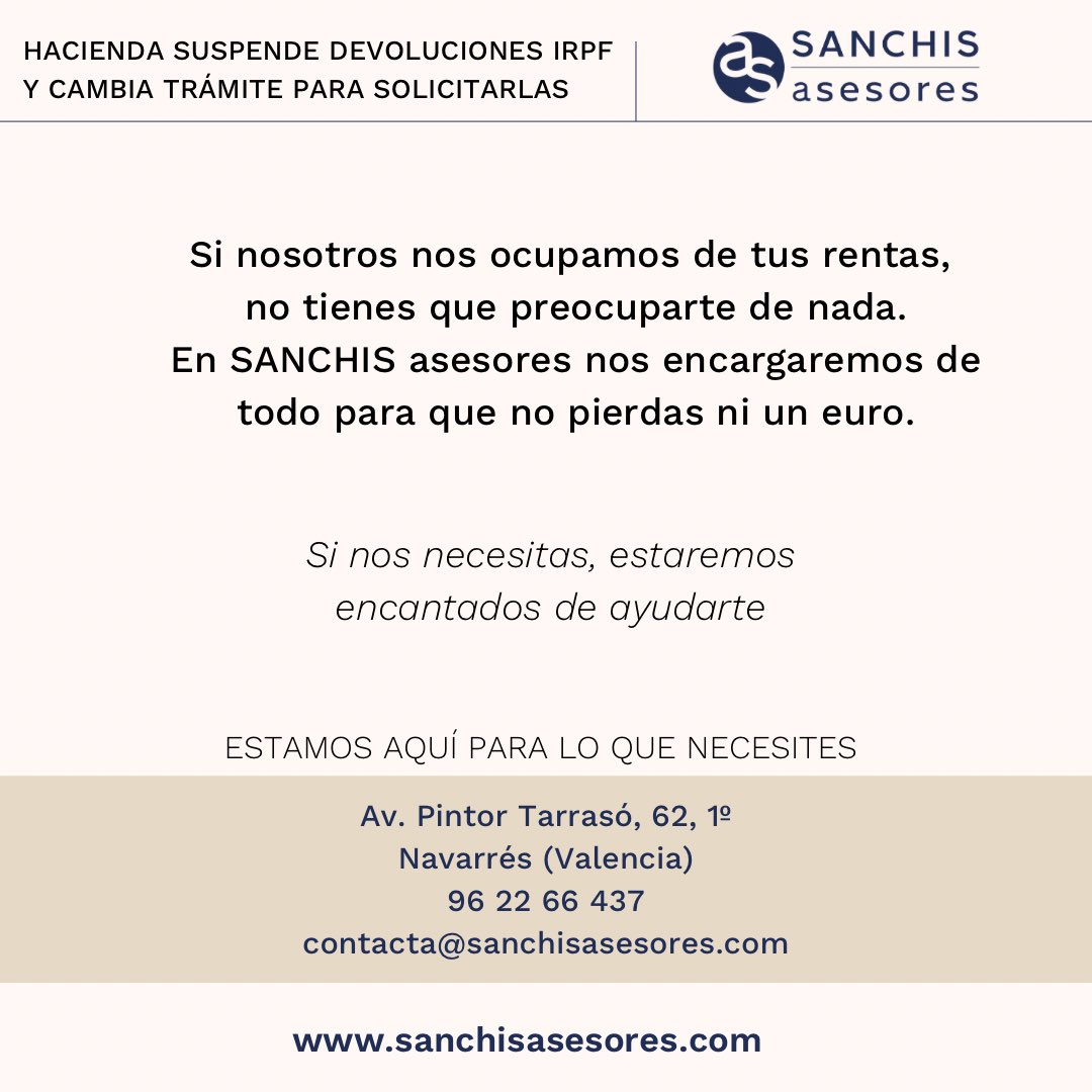 Hacienda ha introducido cambios en la devolución del IRPF de los mutualistas y un nuevo procedimiento para solicitar las devoluciones.

#mutua #mutualistas #irpf #hacienda #declaracionderenta #renta2024 #devolucion #asesores #asesoresfiscales #fiscal #asesoriafiscal